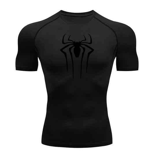 2024 Compression T Shirt Men Short Sleeve Sport Tees Fitness Running Sportsear Men Gym Elastic Quick Dry Jogging T-Shirt Tops