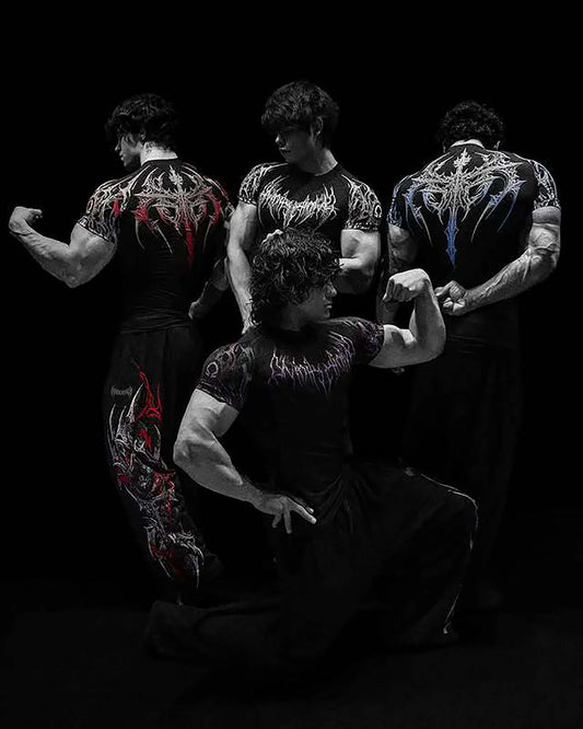 Camisa de compresión estilo Gótico